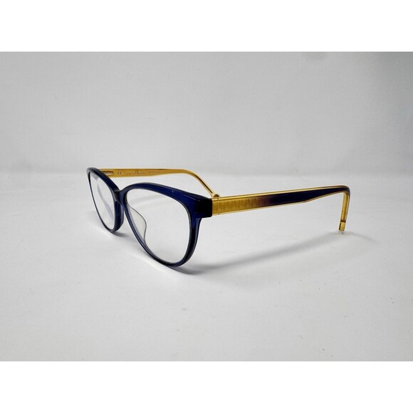 Carolina Herrera VHE677K Eyeglass Frames Only Blue Gold COL 0D99 52-17-140 main image 14